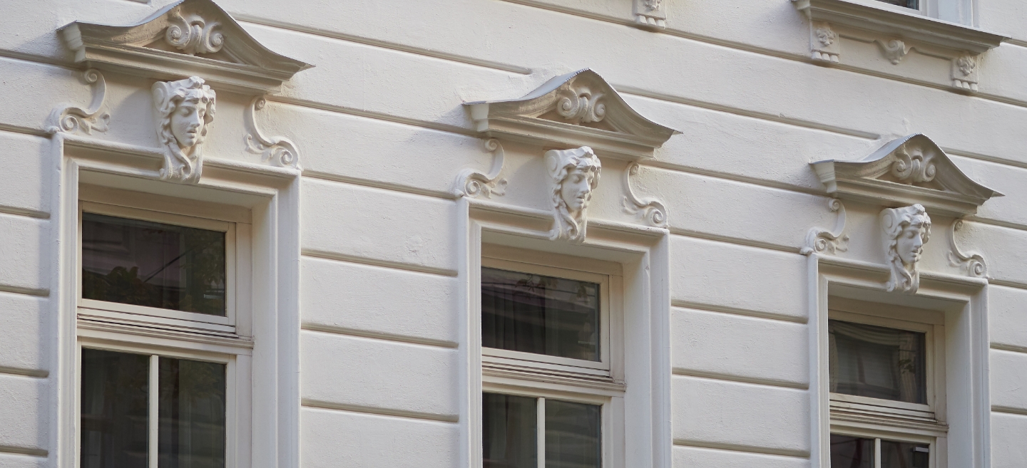 Zinshaus Fassade in Wien